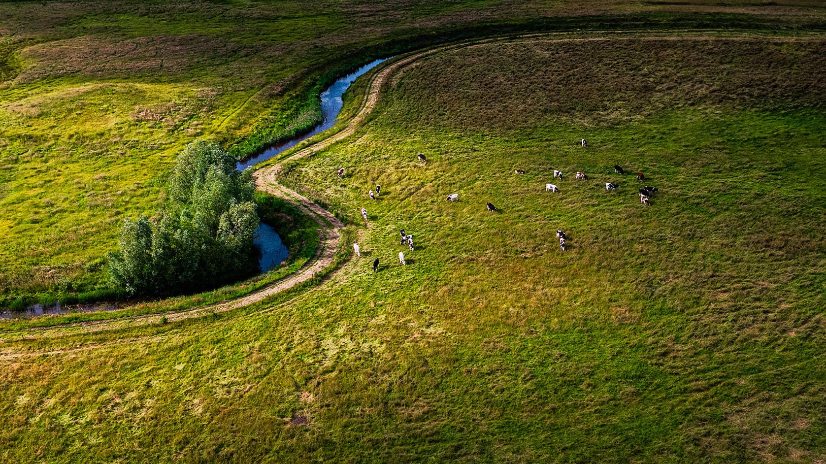 Aa en Hunze — aerial photograph